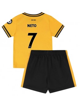 Billige Wolves Pedro Neto #7 Hjemmedraktsett Barn 2024-25 Kortermet (+ Korte bukser)